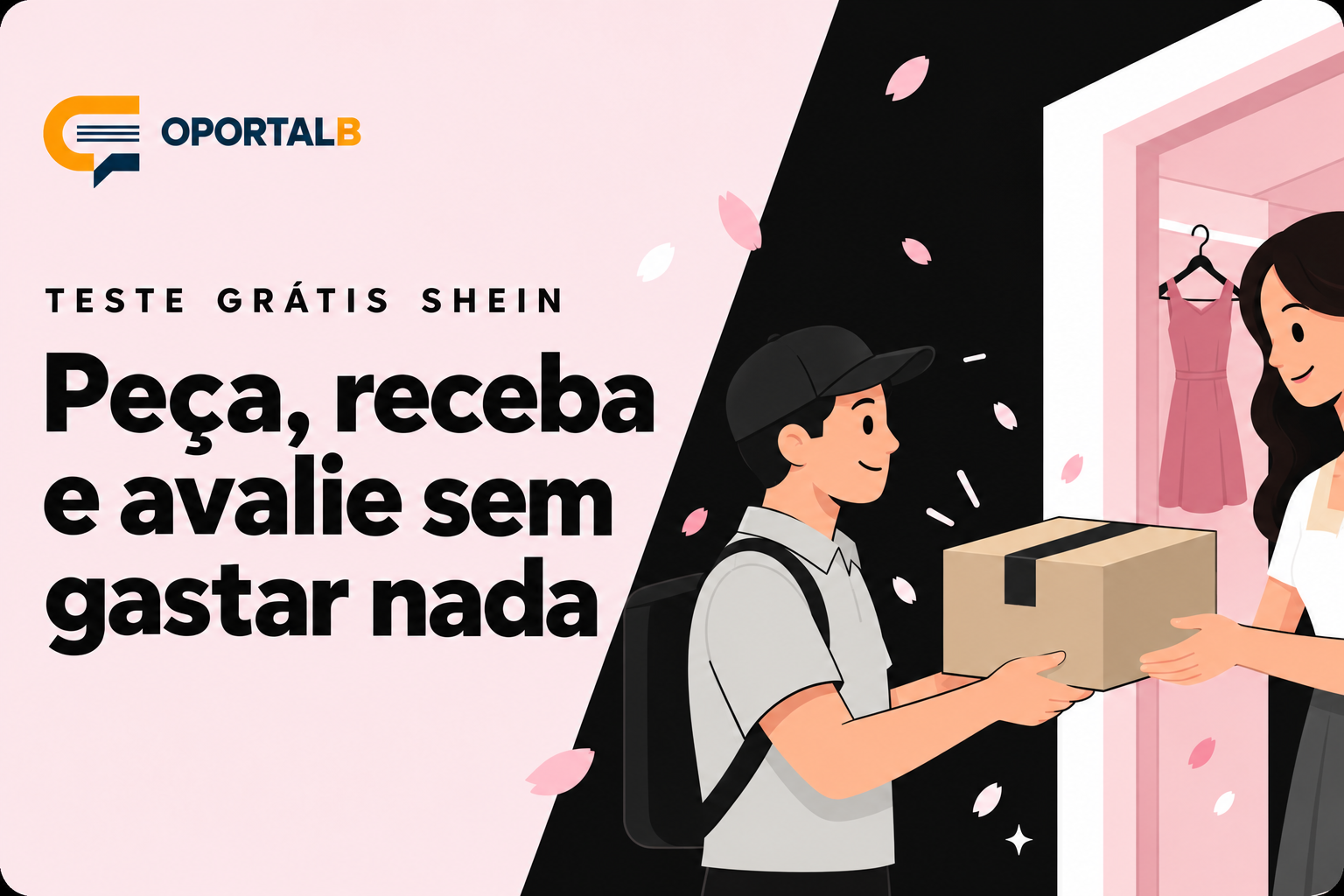 Teste grátis SHEIN: peça, receba e avalie sem gastar nada